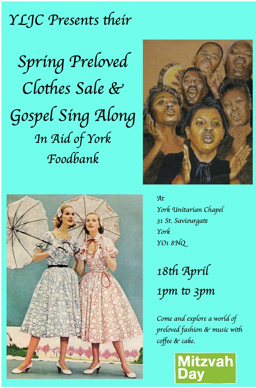 Sale of pre-loved clothes in aid of York Food Bank