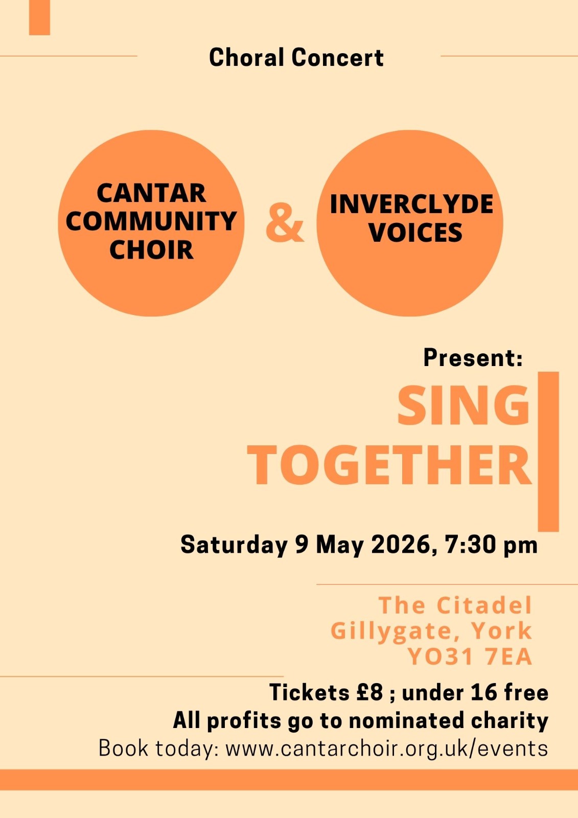 Choral Concert : Singing Together