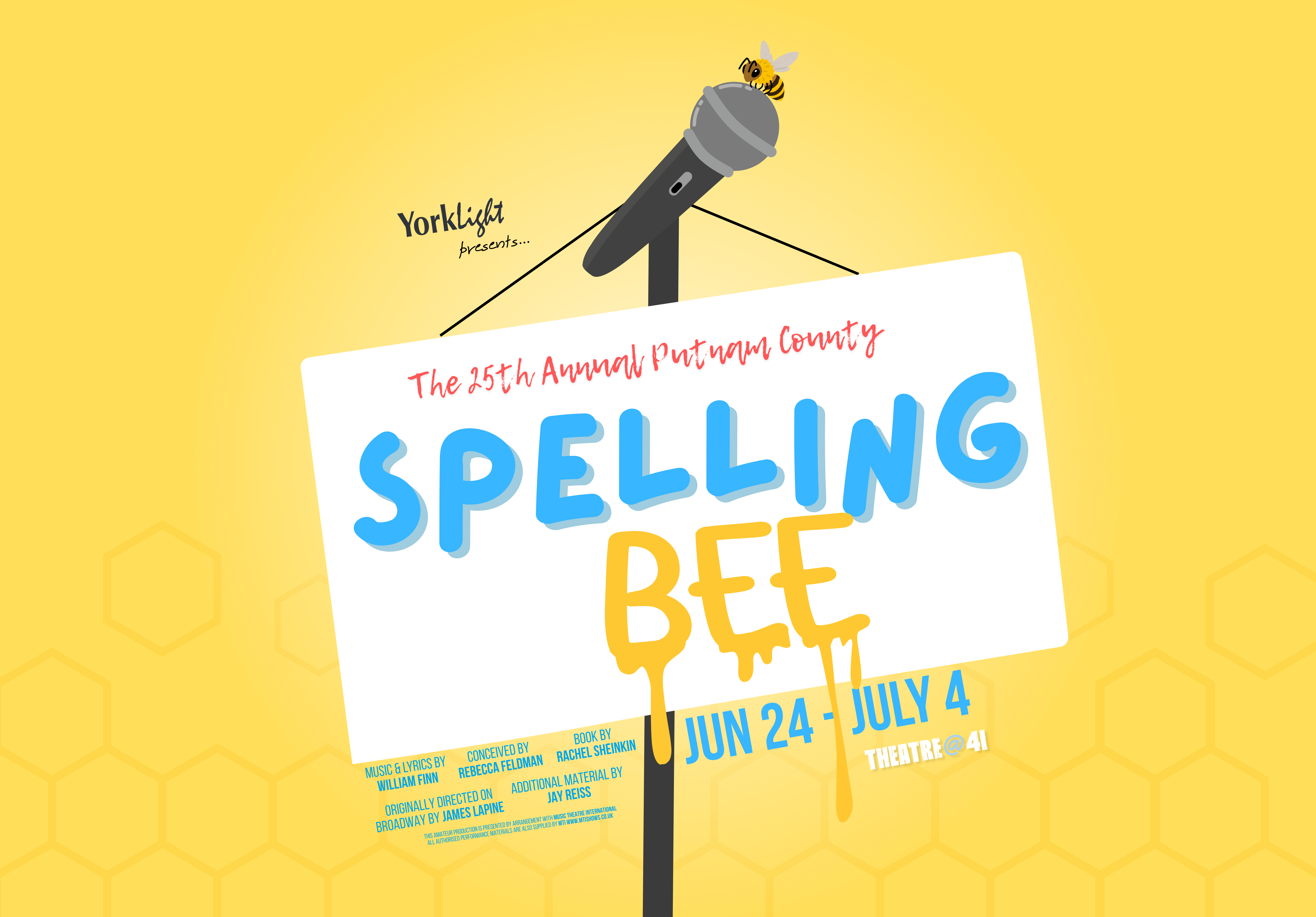 YorkLight Opera Company Presents "The 25th Annual Putnam County Spelling Bee"