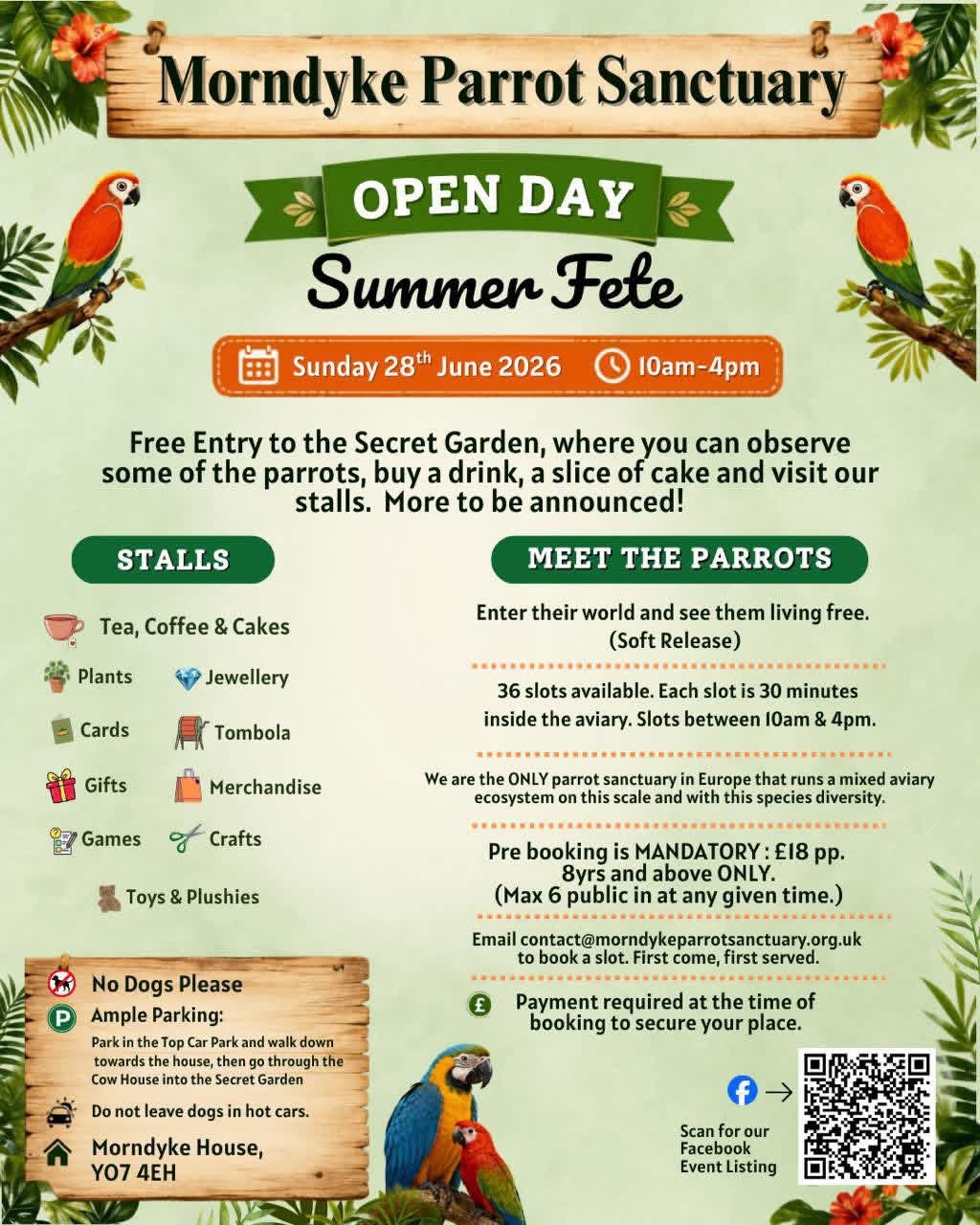 Morndyke Parrot Sanctuary Summer Fete