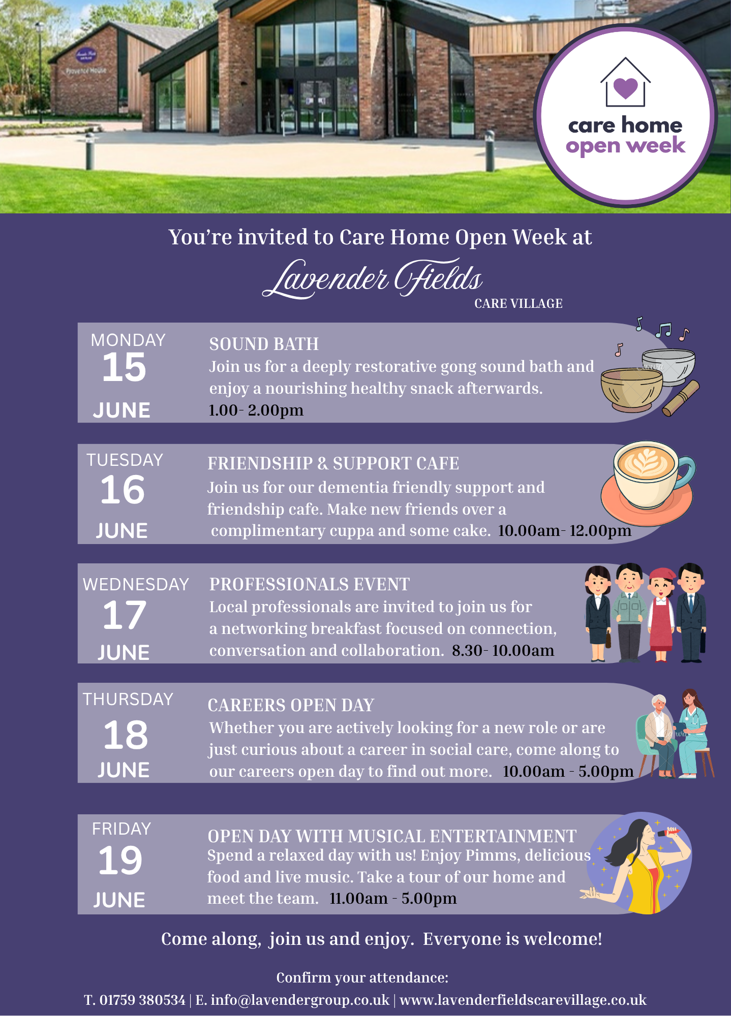 Care Home Open Week at Lavender Fields Care Village